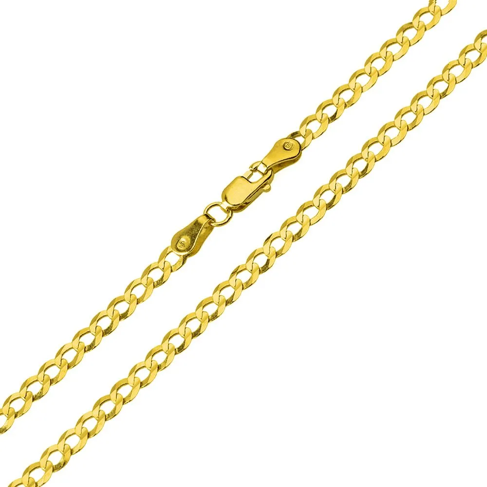 14k Yellow Gold Round 8-Point Wind North Star Compass Rose Pendant Curb Chain Necklace