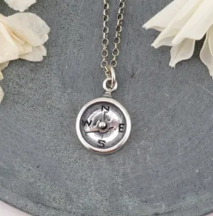 3D Compass Necklace