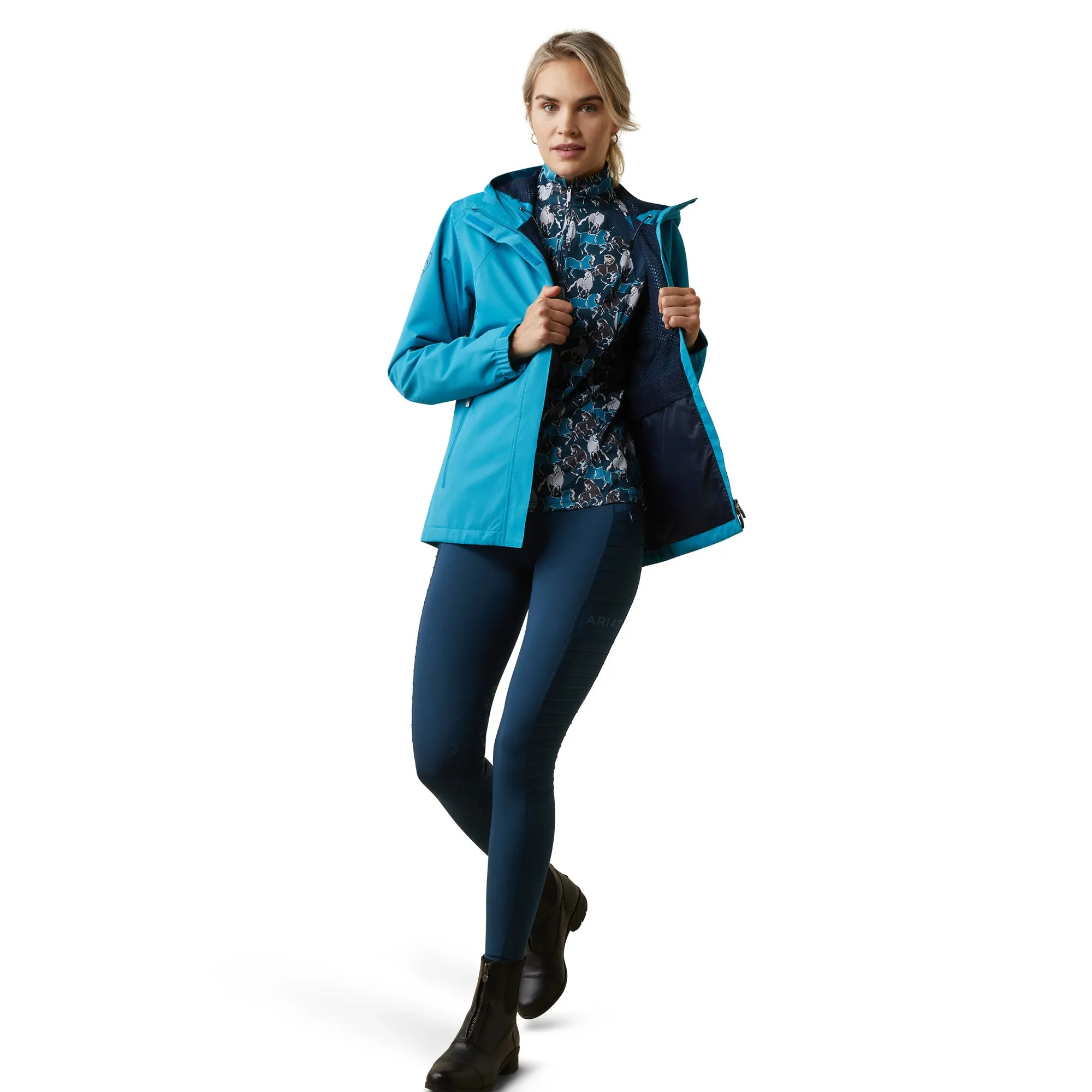 Ariat® Ladies Spectator H2O Mosaic Blue Jacket 10043314