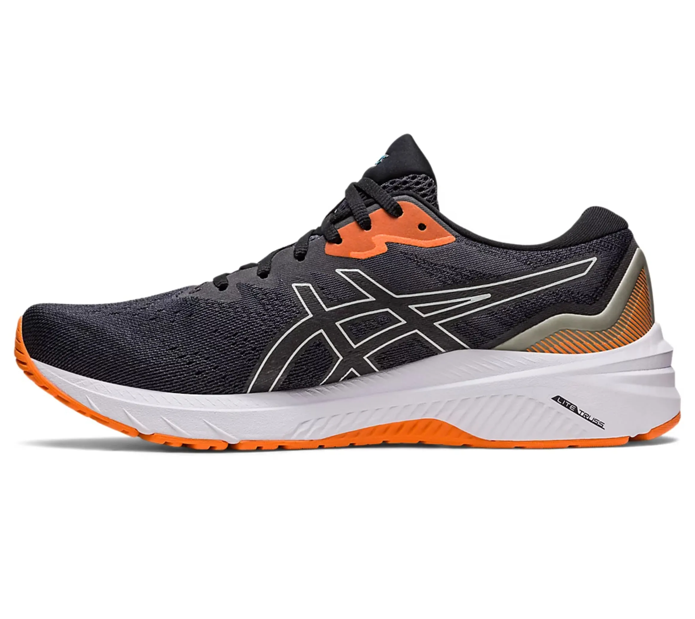 Asics GT-1000 11 Sports Running Shoes Black/Island Blue - 1011B354