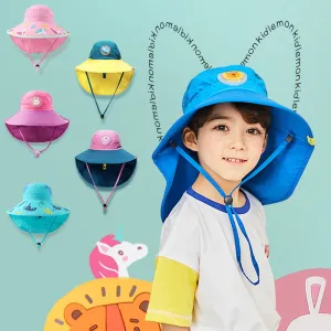 Baby large brim children's hat baby sun hat children's sun hat summer children's sun hat