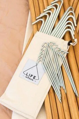 Bell Tent Stake Set - Steel Tent Pegs