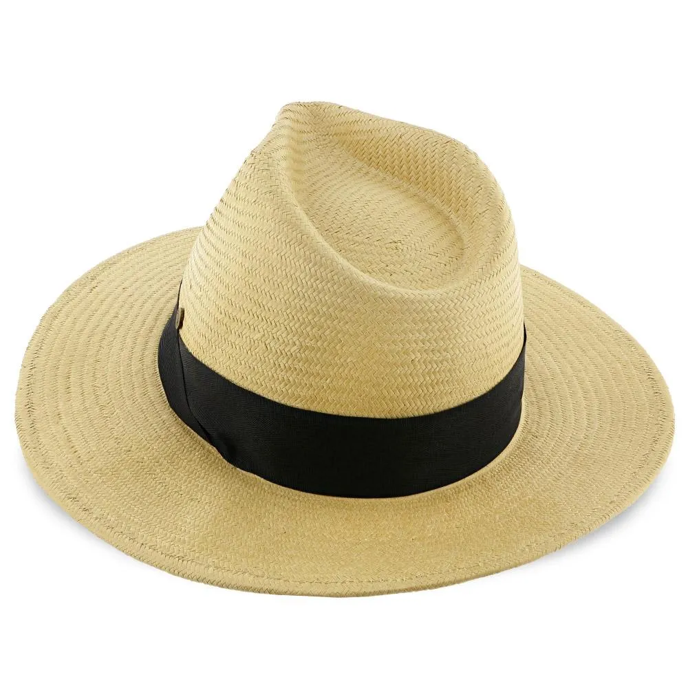 Big Catch - Walrus Hats Natural Paper Braid Straw Fedora Hat w/ Band