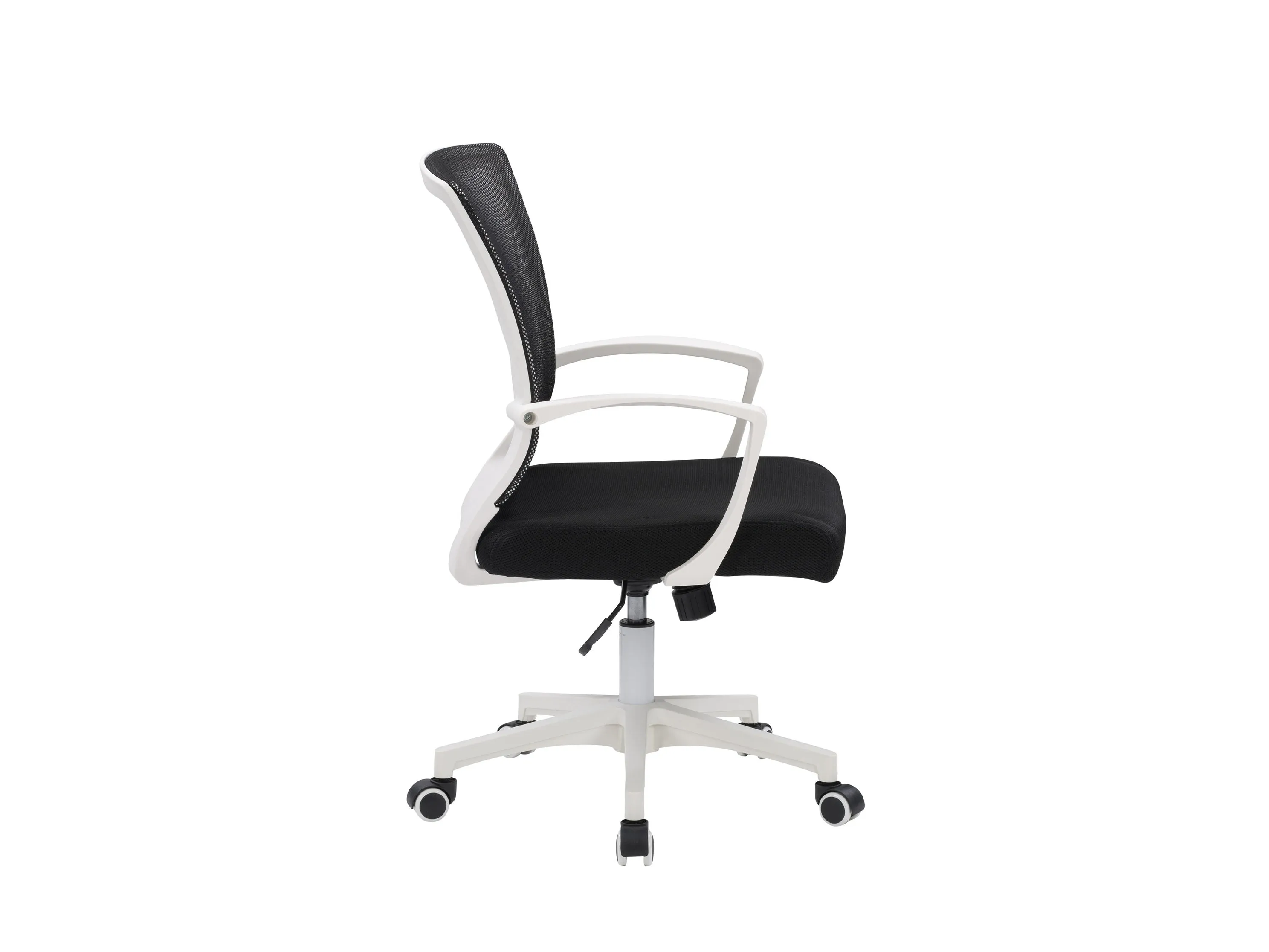 Black On White Mesh Office Chair