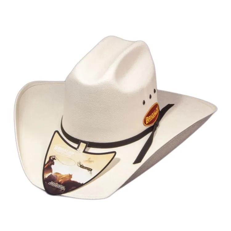 Brigalow Cheyenne Straw Western Hat - White