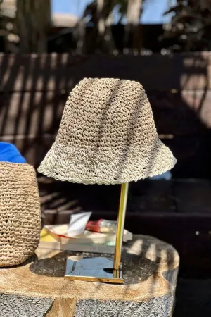 Camel Straw Hat 14404