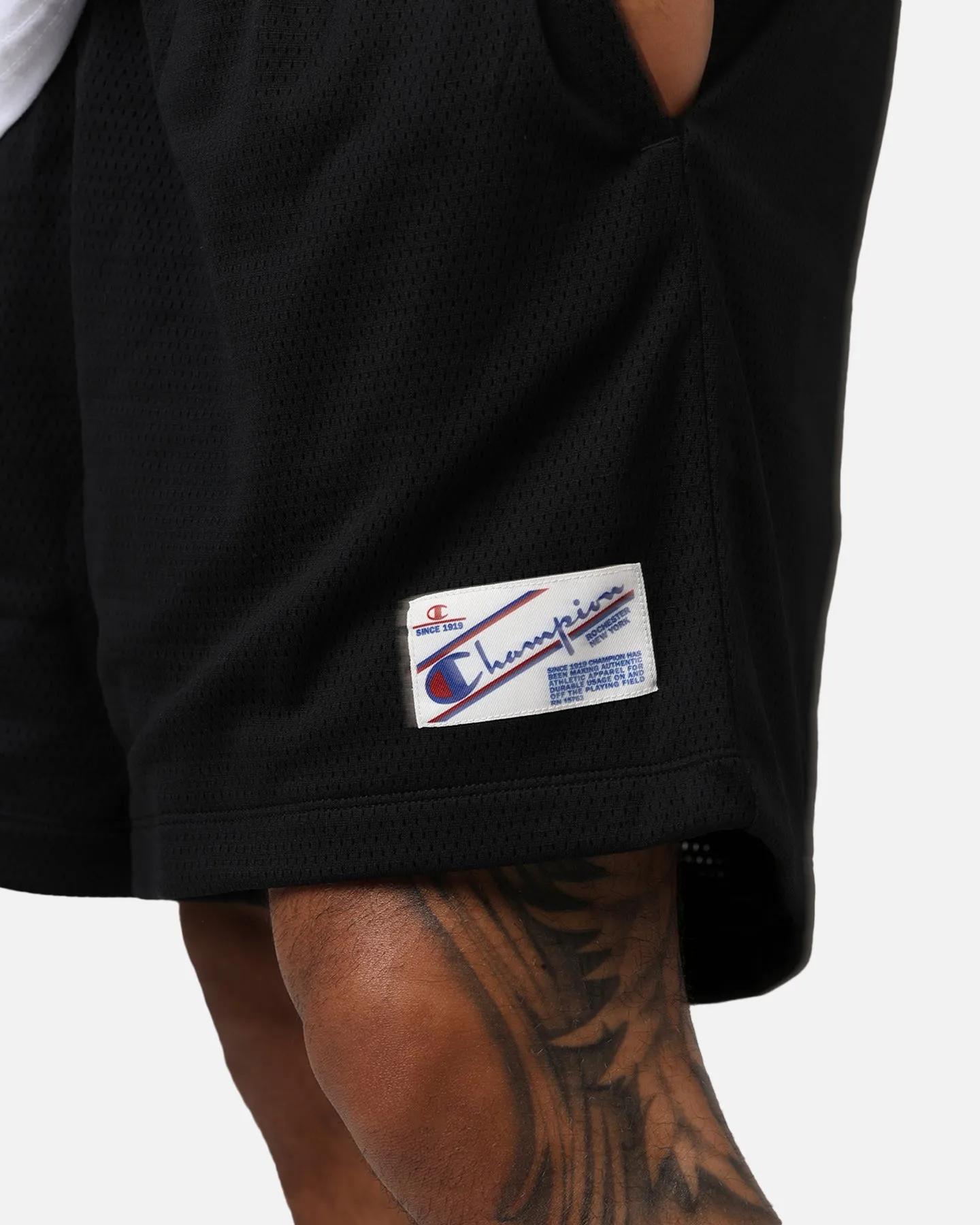 Champion Big Bank Mesh Shorts Black