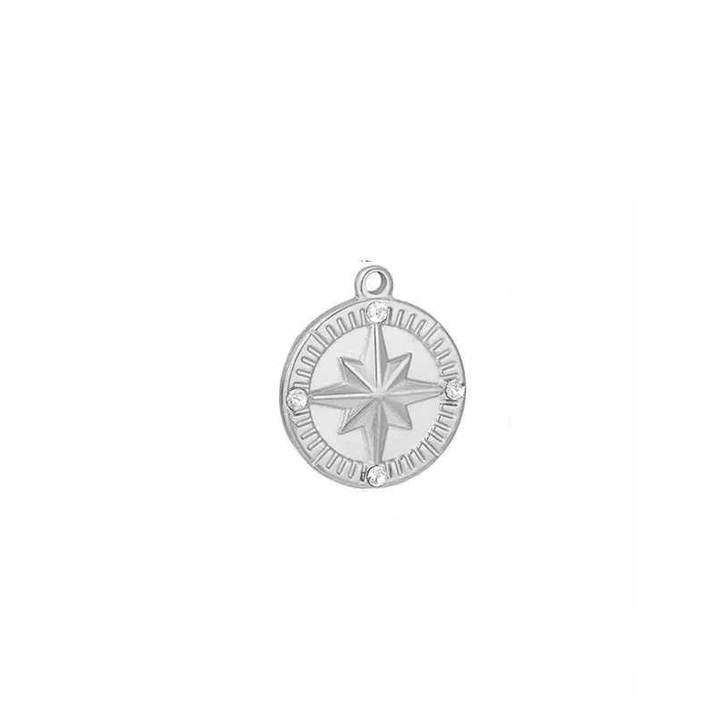 Compass Star Charm