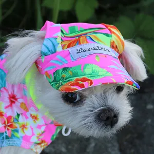 Cooling Dog Hat with UPF50   Hot Tropic