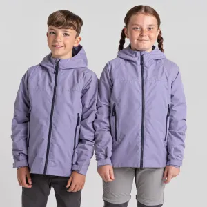 Craghoppers Kids Minato Waterproof Jacket Purple Haze