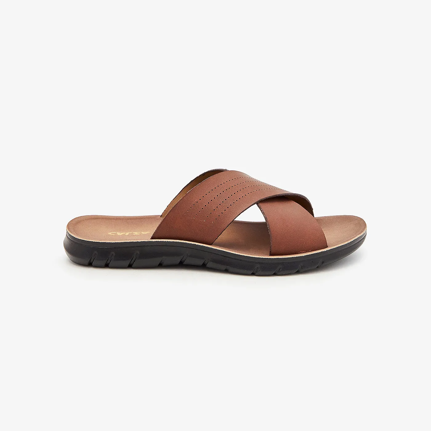 Cross Strap Chappals for Men