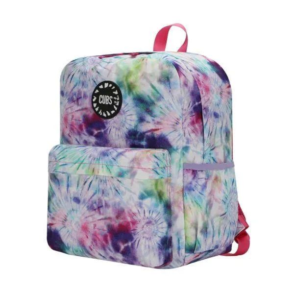 Cubs Lavender Tie Dye Junior Student Backpack