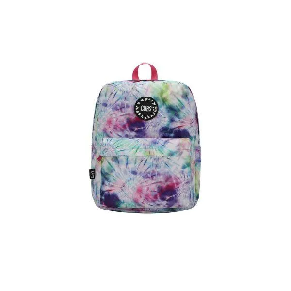 Cubs Lavender Tie Dye Junior Student Backpack