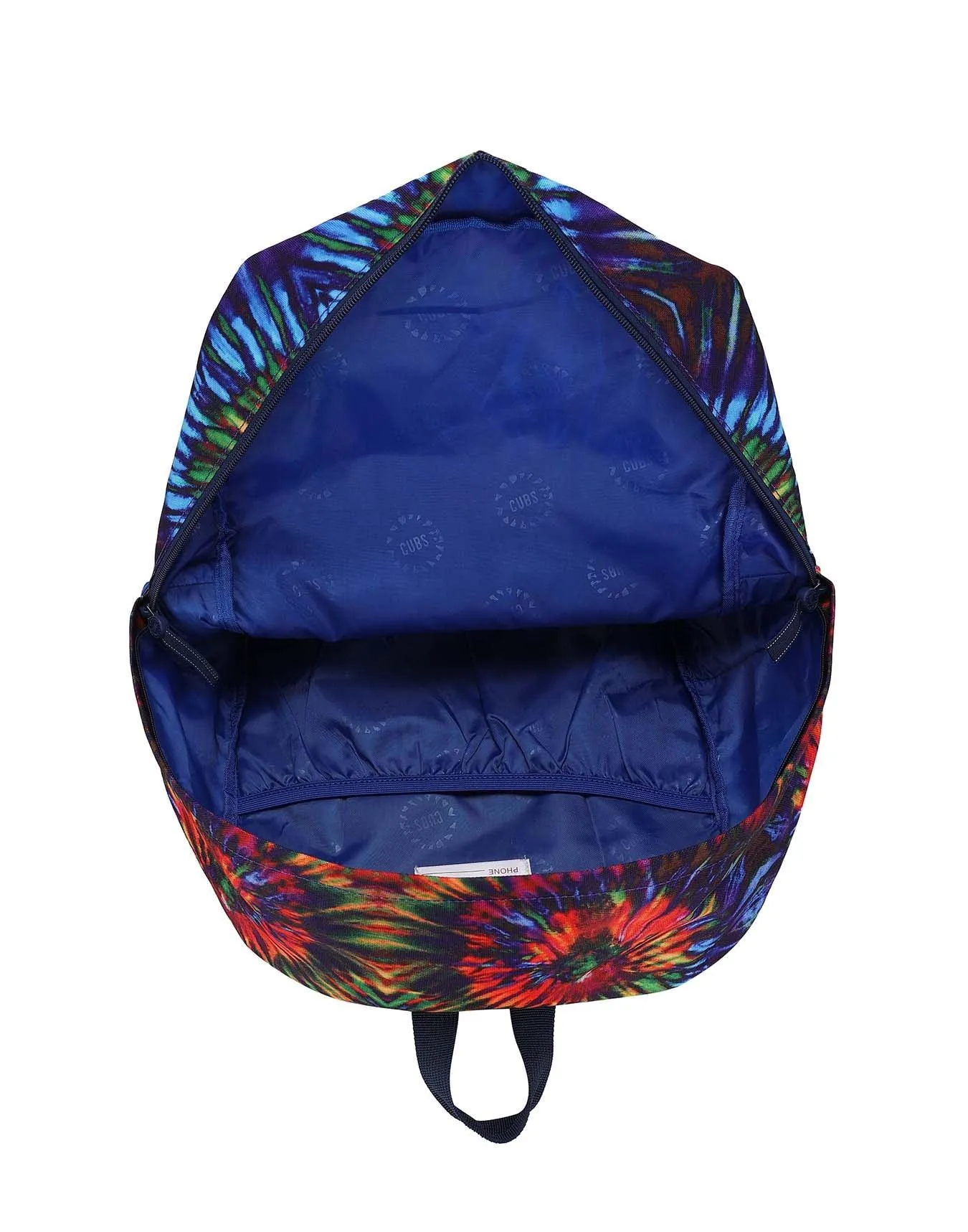 Cubs Navy/Red Tie Dye Junior Student Backpack