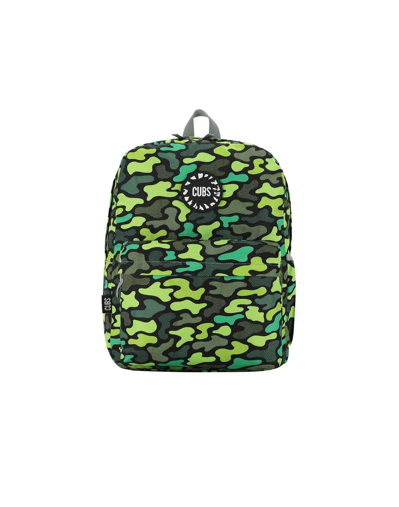 Cubs Neon Green Camo Junior Student Backpack