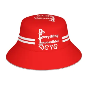 DCYG DEI 24 White & Red Bucket Hat