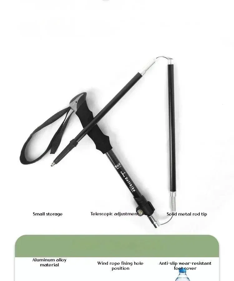 Difeike Carbon Cane Ultra Lightweight Carrying Outdoor Hiking and Climbing Equipment Telescopic Folding Climbing Cane