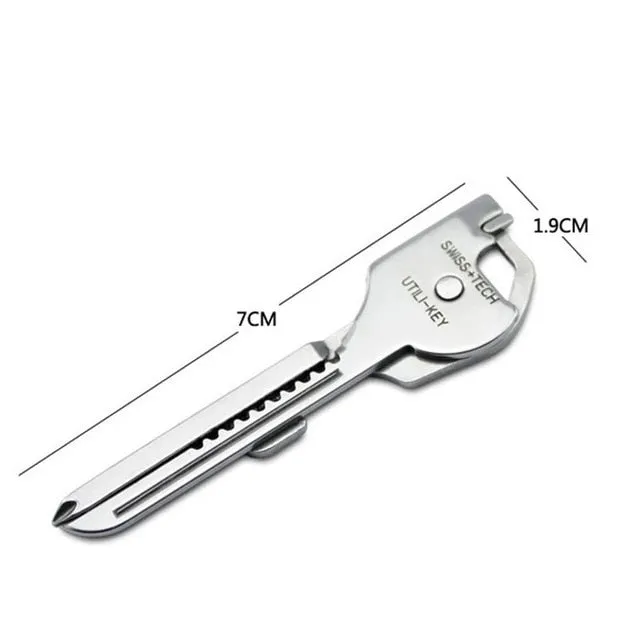 EDC Multi Tool 6 in 1 Stainless Steel Utili-Key Key Ring