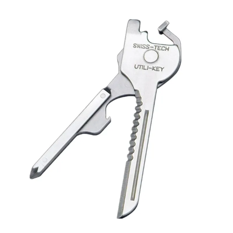 EDC Multi Tool 6 in 1 Stainless Steel Utili-Key Key Ring