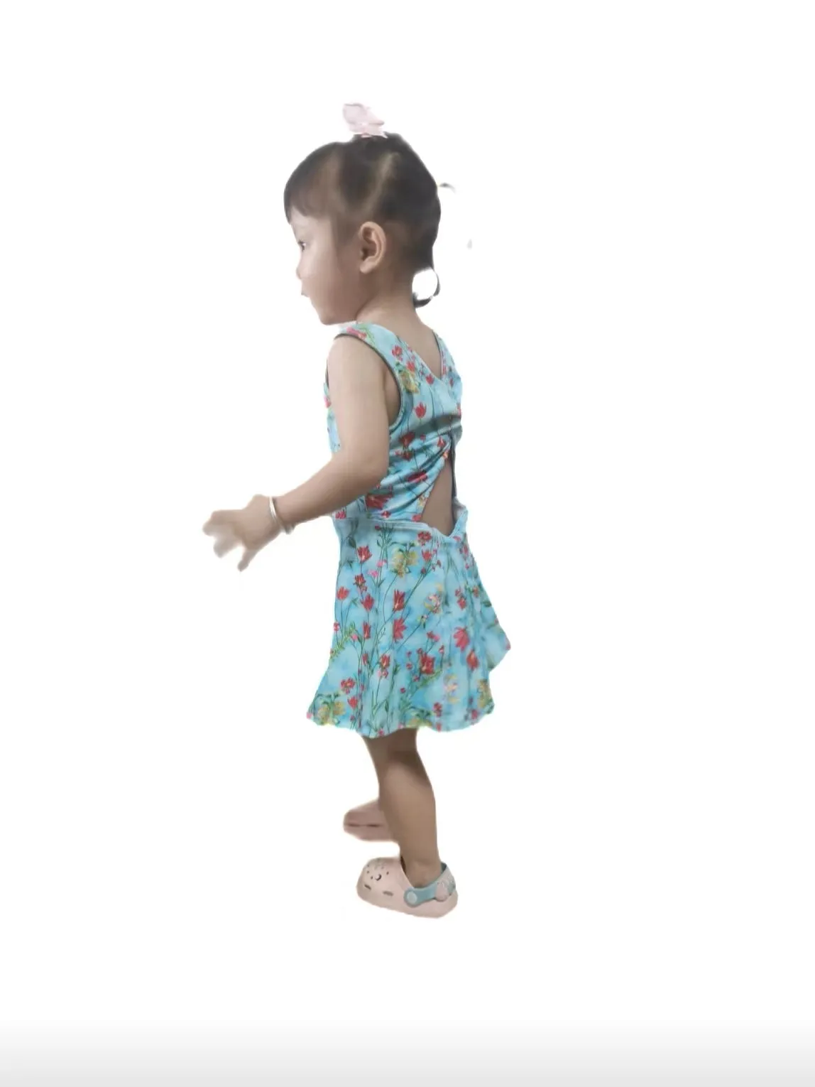 Girls Youth Floral Print Sun Dress