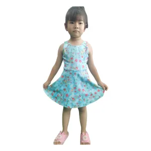 Girls Youth Floral Print Sun Dress