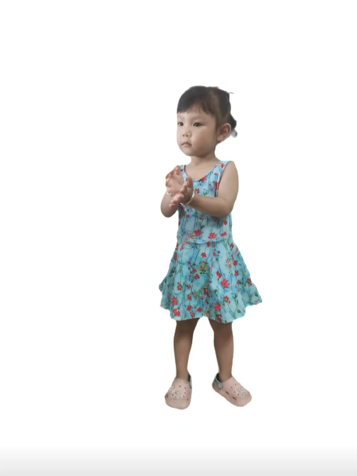 Girls Youth Floral Print Sun Dress