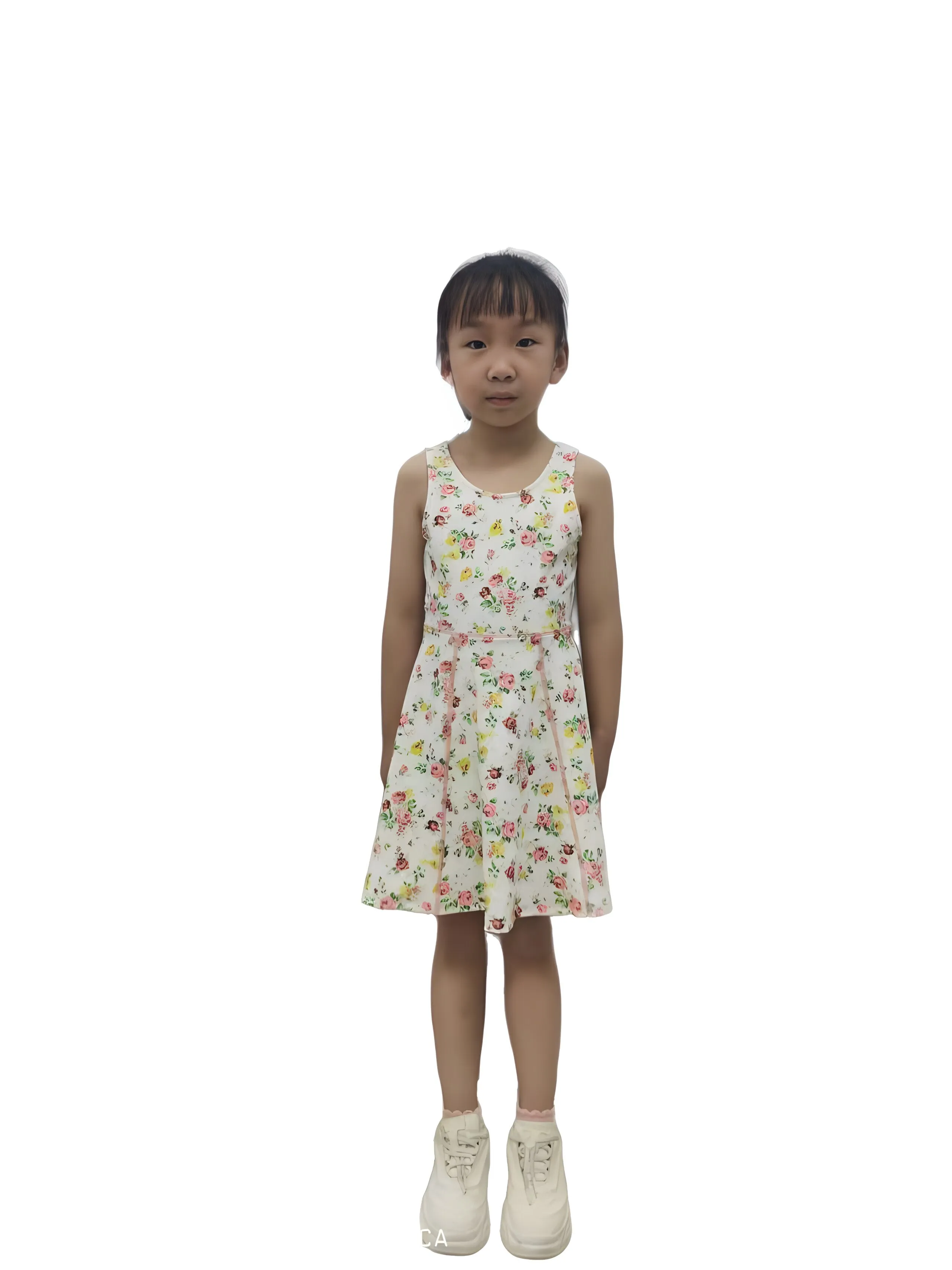 Girls Youth Floral Print Sun Dress