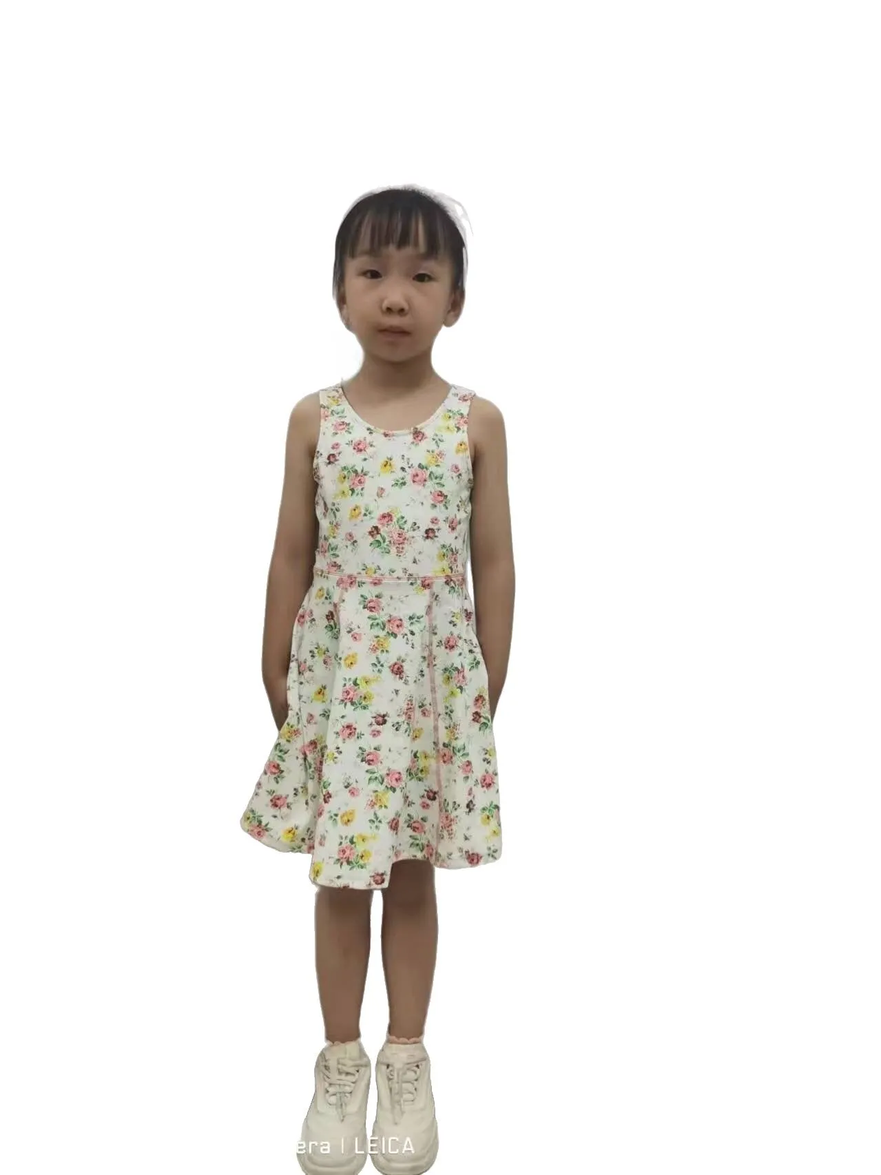 Girls Youth Floral Print Sun Dress