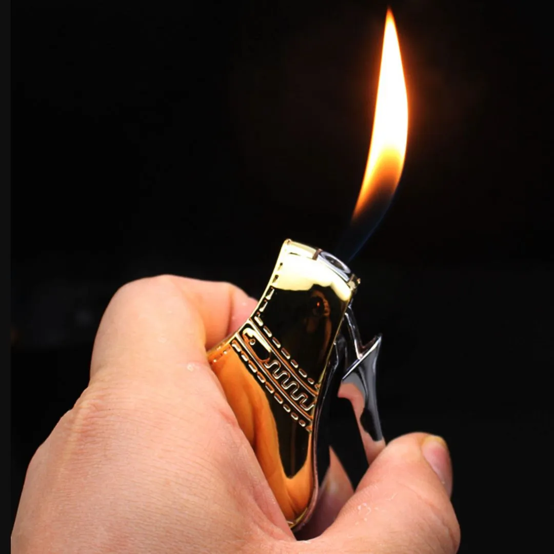 Heel Shaped Lighters | Windproof Adjustable High Flame Lighter