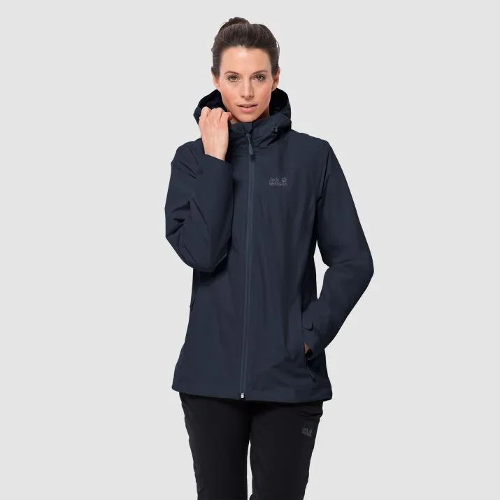 Jack Wolfskin Norrland 3 in 1 Womens Midnight Blue.