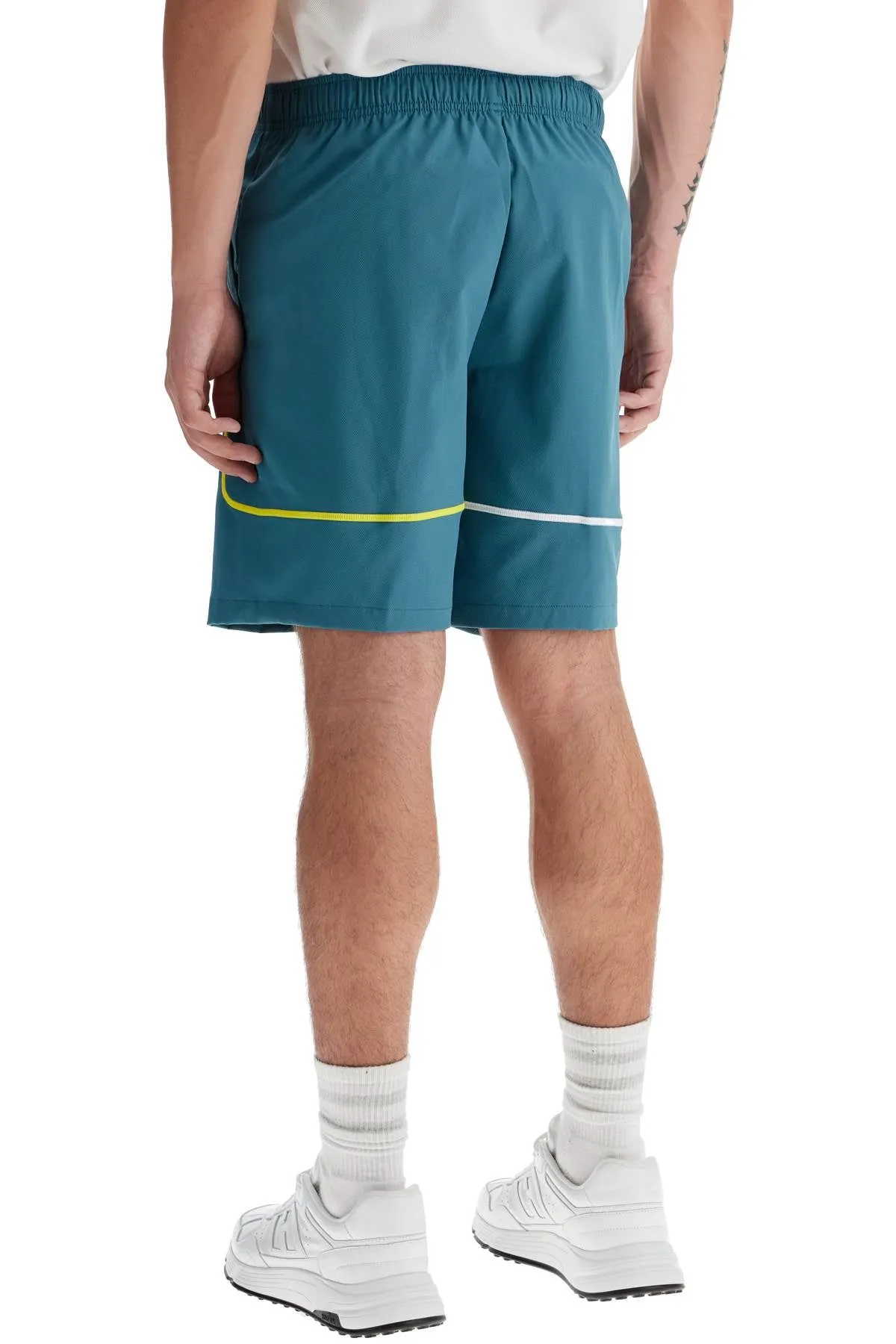 Lacoste Sporty Bermuda Shorts With Contrasting Stitching