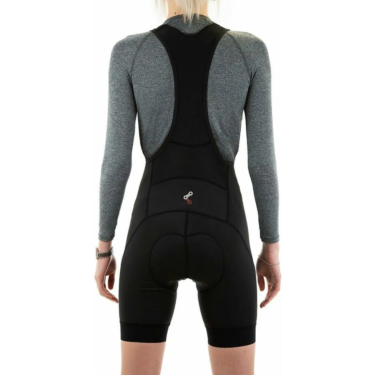 Link Ride Womens Cycling Bib Shorts - Black