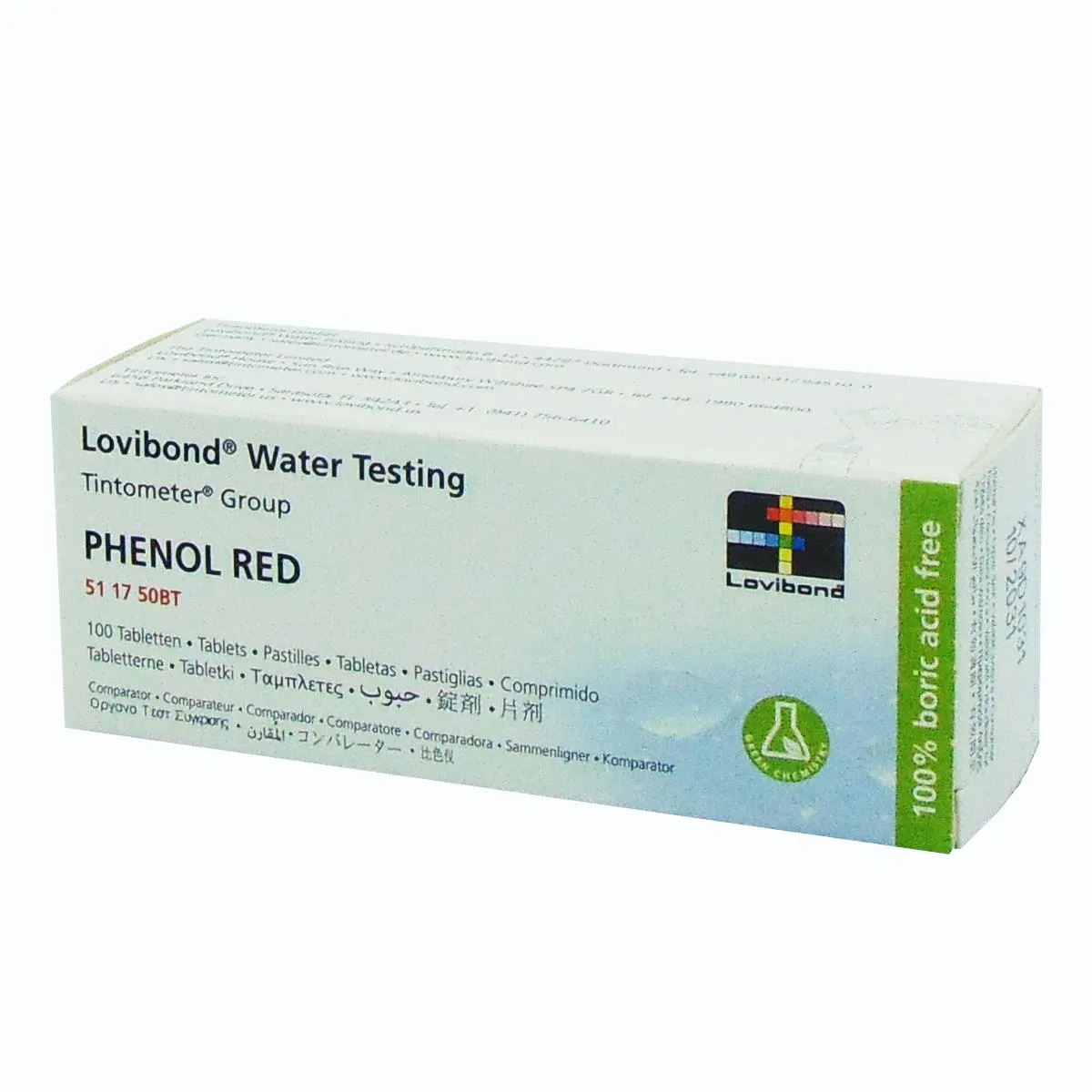 Lovibond® | Phenol Red Comparator Tablets | pH Reagents