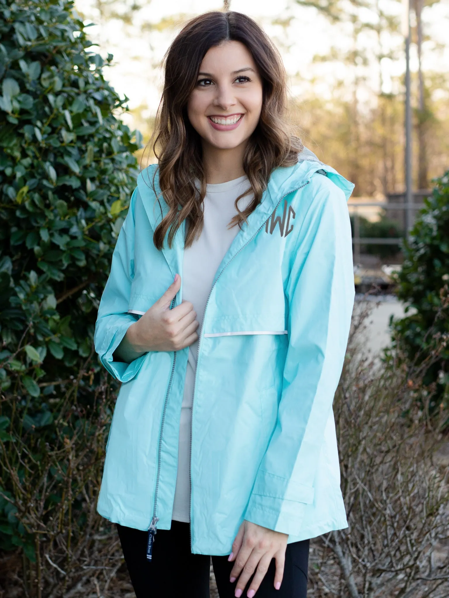 New Englander Rain Coat - Aqua