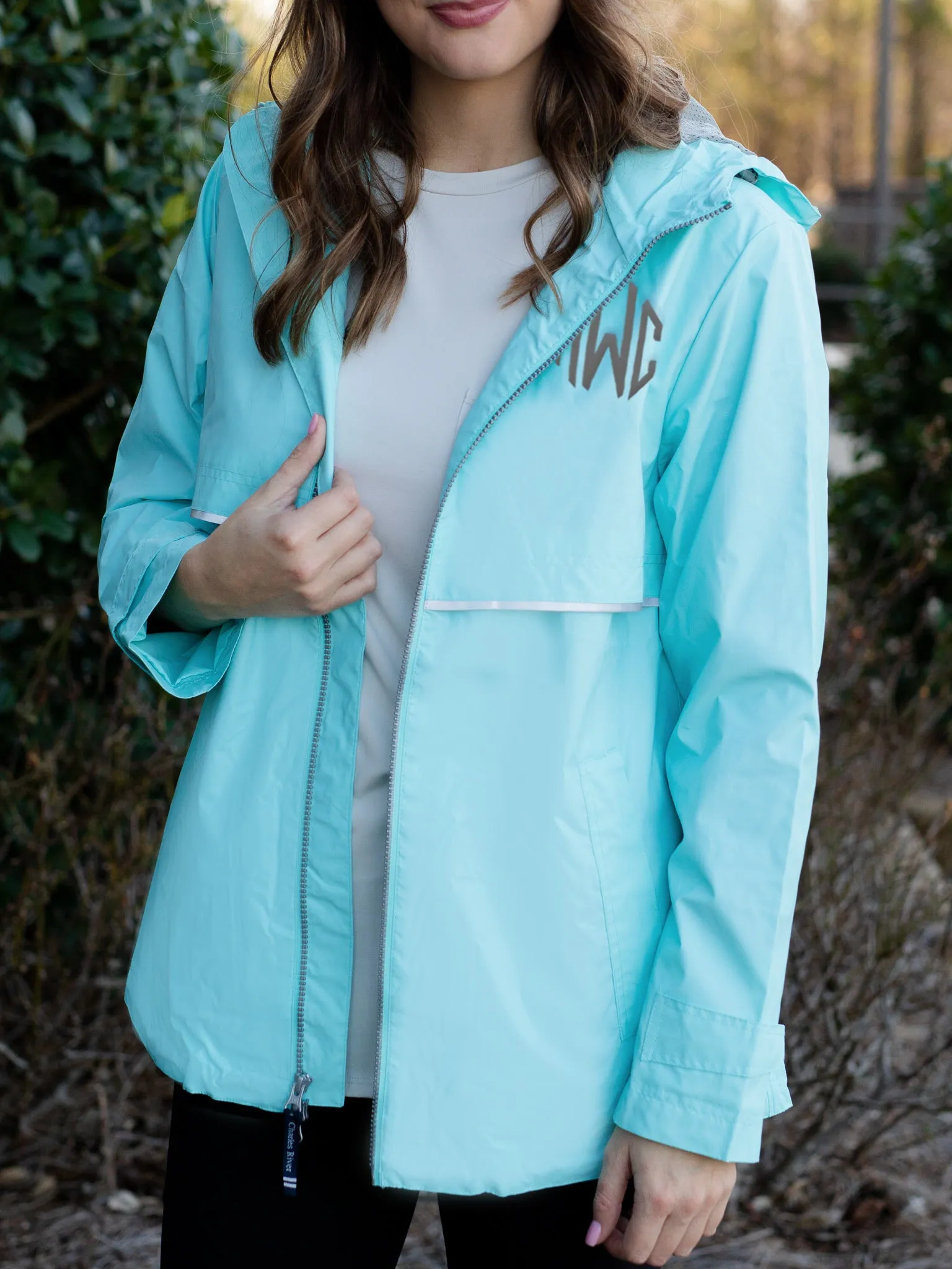 New Englander Rain Coat - Aqua