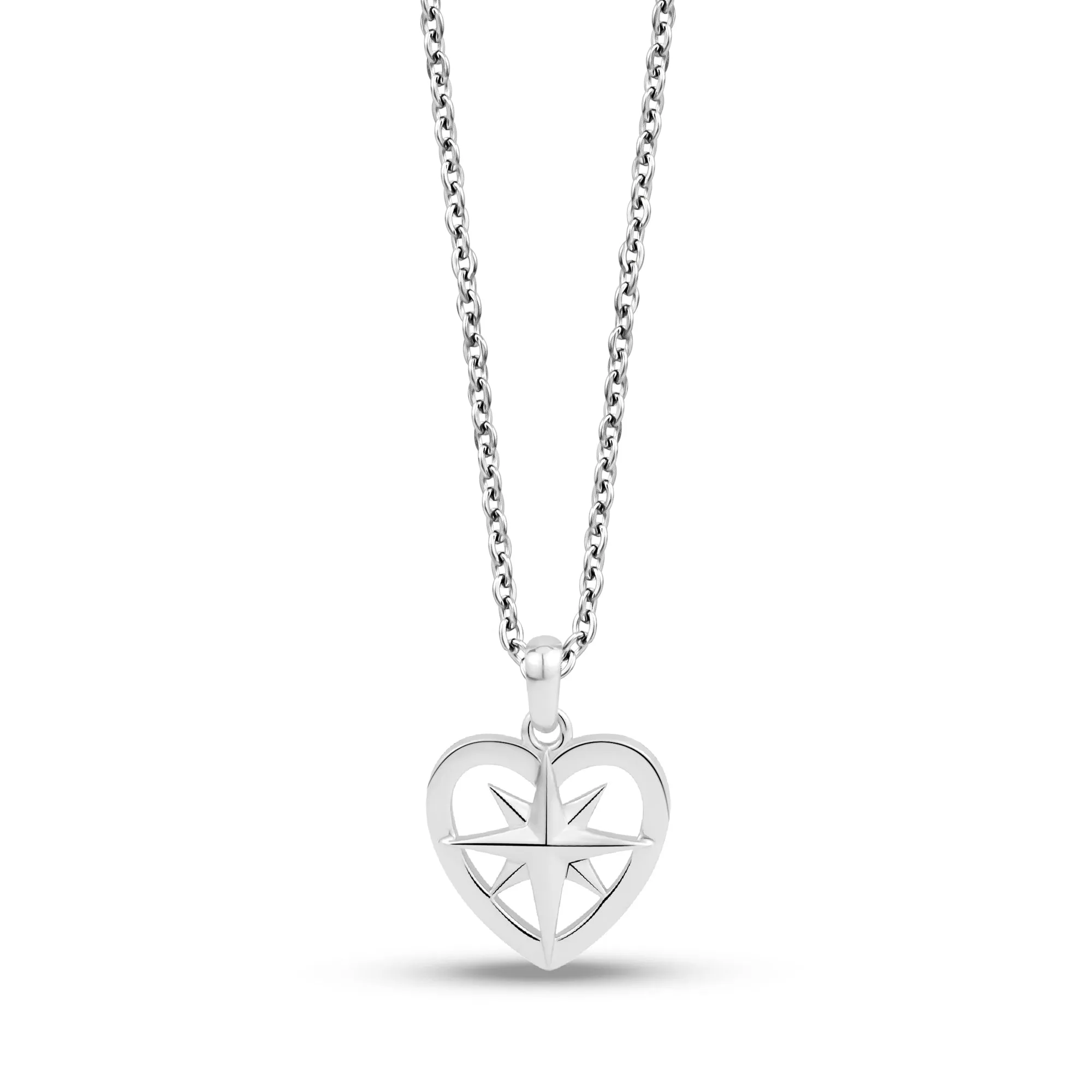 North Star Heart Pendant