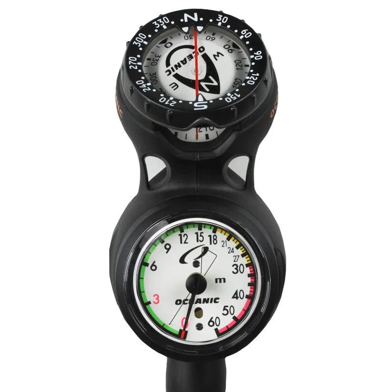 Oceanic Max Depth Triple Gauge Console (SPG/Depth/Compass)