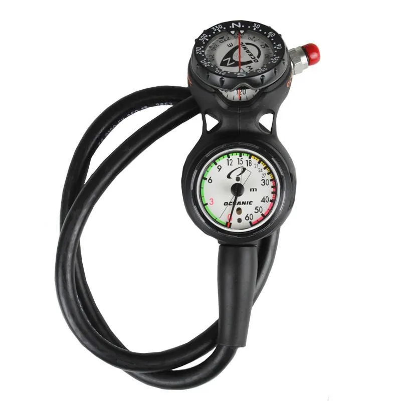 Oceanic Max Depth Triple Gauge Console (SPG/Depth/Compass)