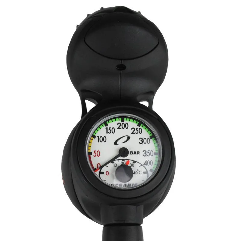 Oceanic Max Depth Triple Gauge Console (SPG/Depth/Compass)