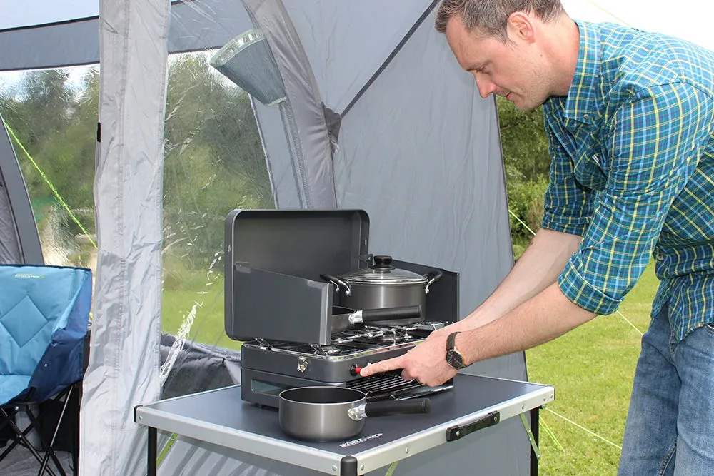 Outdoor Revolution’s Twin Burner Gas Stove and Grill