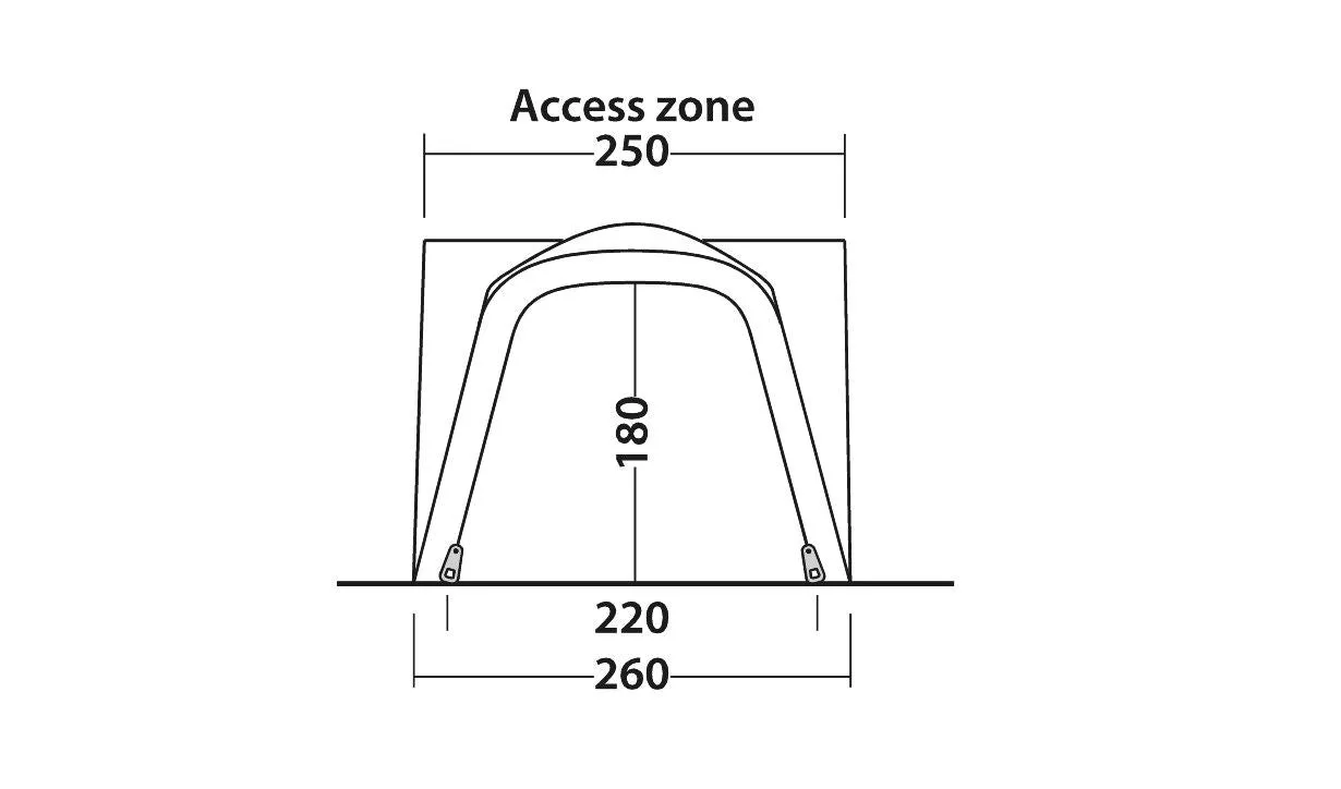 Outwell Milestone Shade Air