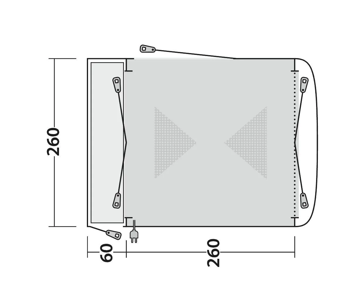 Outwell Milestone Shade Air