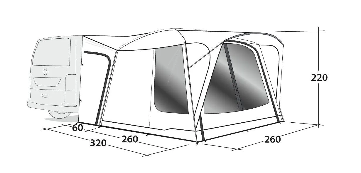 Outwell Milestone Shade Air