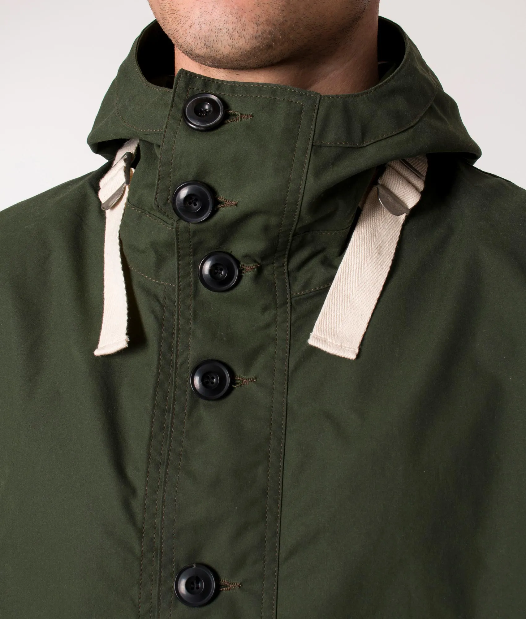 Overhead Waxed Button Jacket