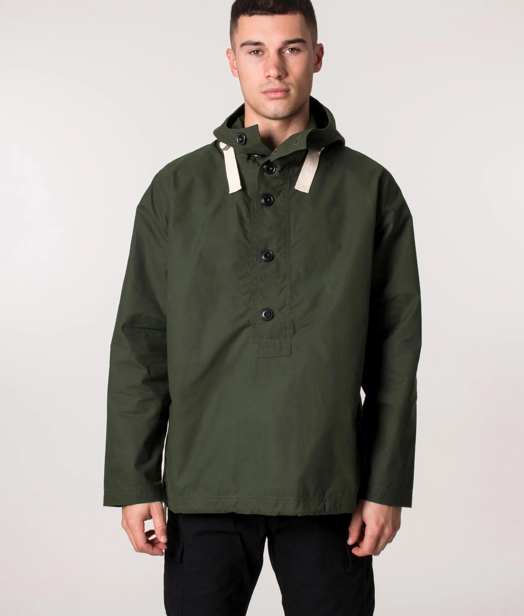 Overhead Waxed Button Jacket