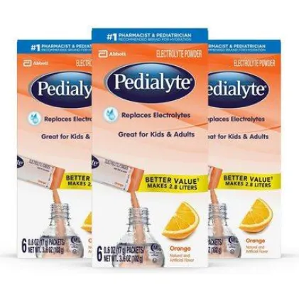 Pedialyte Powder, Orange, 0.6 oz. (36 count)