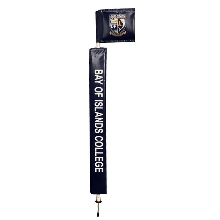 Touchline Flag Pole with Protector & Rigid Flag