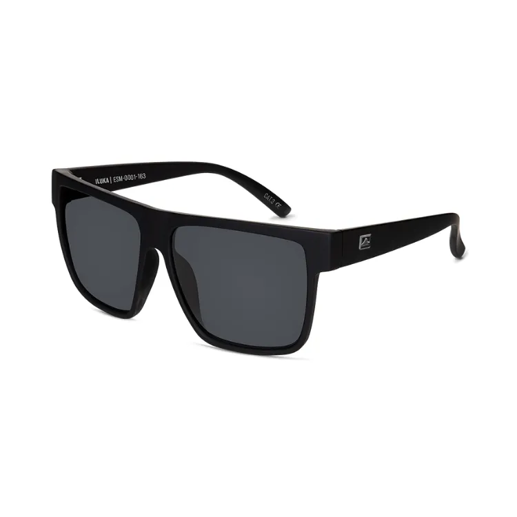 Wollumbin Australia Iluka Mens Sunglasses - Black/Smoke